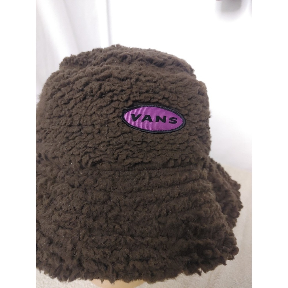 Vans Bucket Hat, Vans Curren X‎ Knost, Size S/M, Brown Purple Logo Unisex - Picture 2 of 10